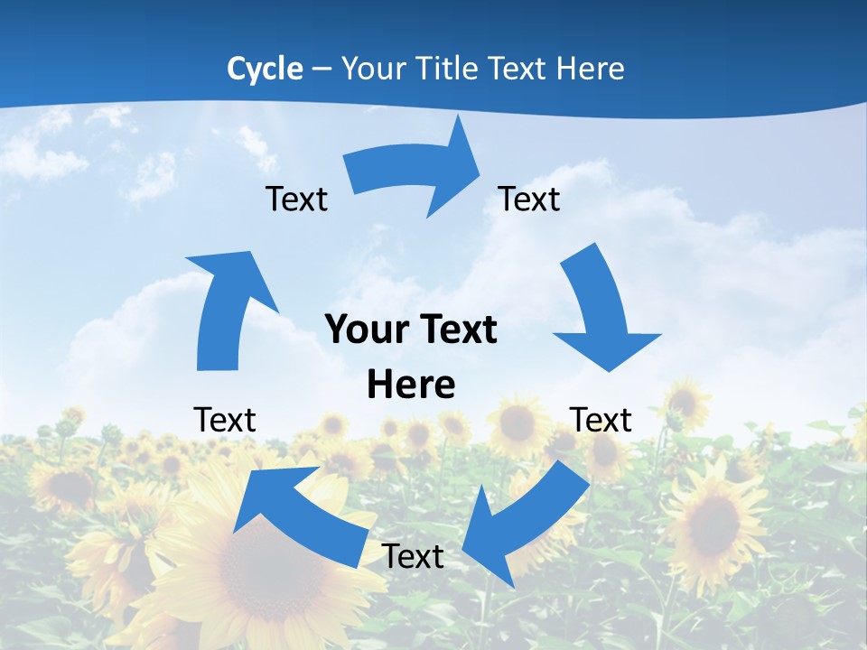 Flower Sunny Agriculture PowerPoint Template