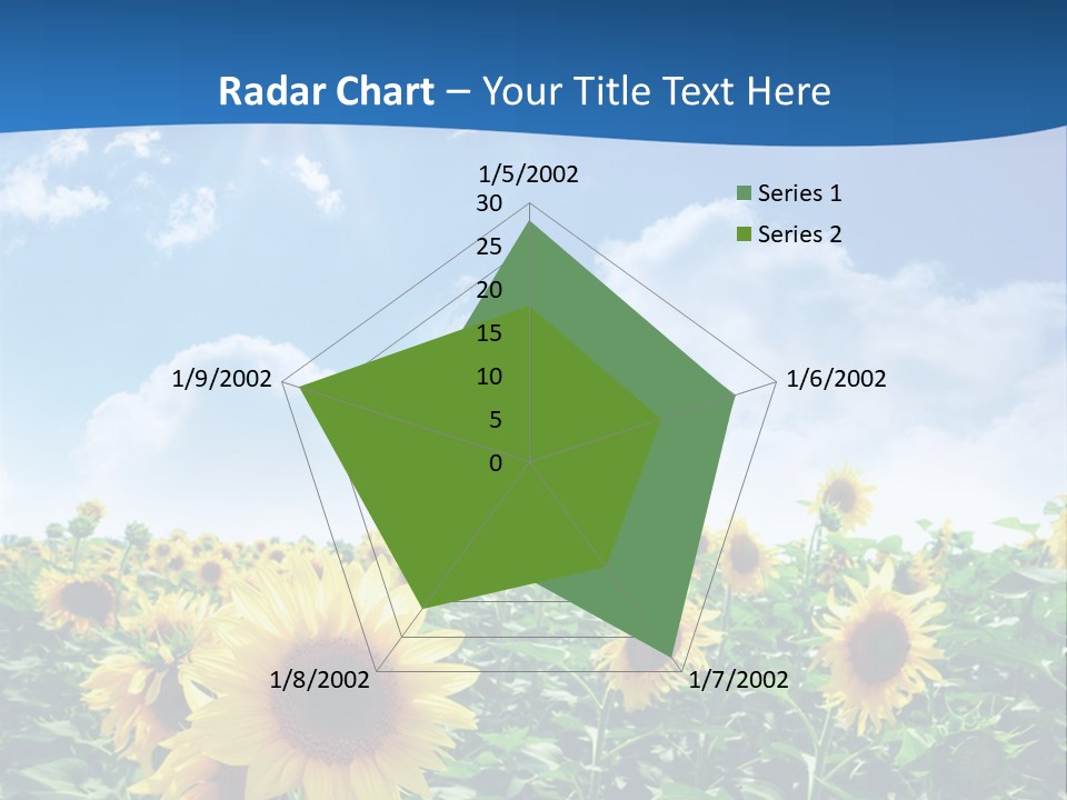 Flower Sunny Agriculture PowerPoint Template