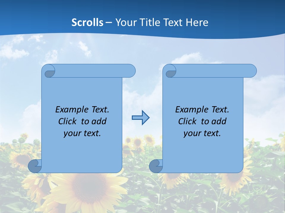 Flower Sunny Agriculture PowerPoint Template