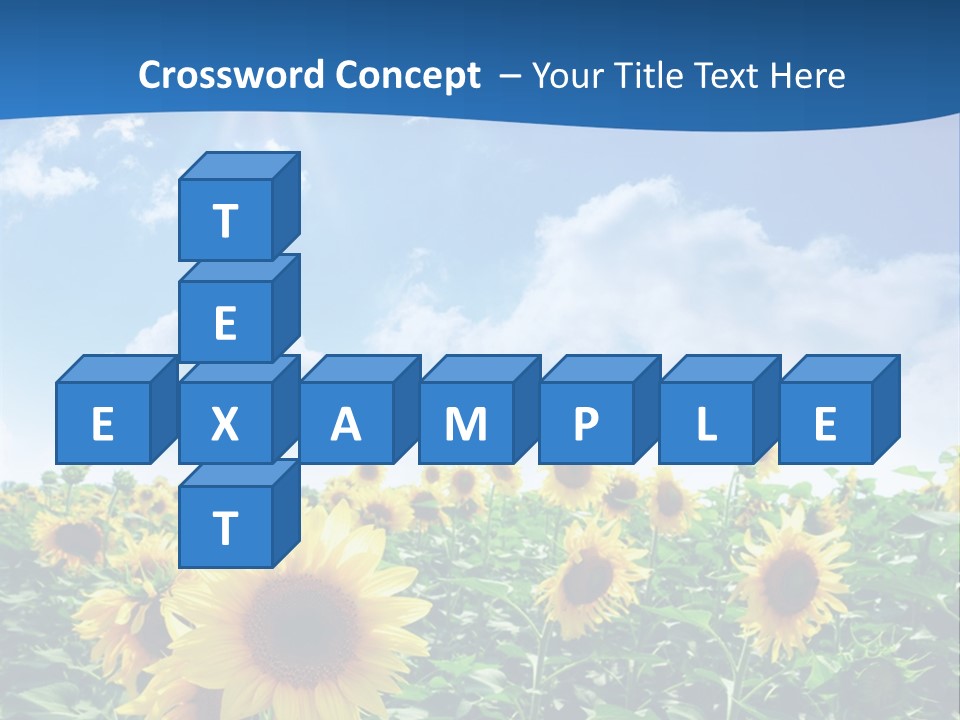 Flower Sunny Agriculture PowerPoint Template