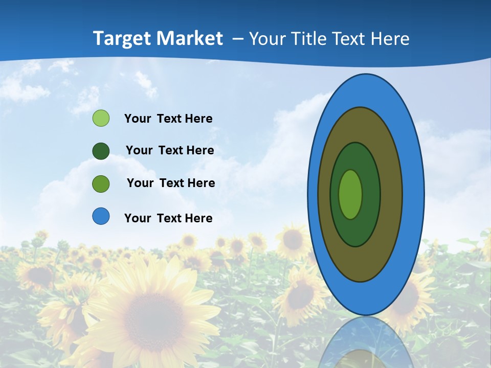 Flower Sunny Agriculture PowerPoint Template