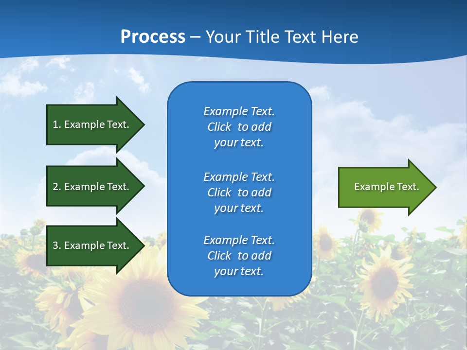 Flower Sunny Agriculture PowerPoint Template