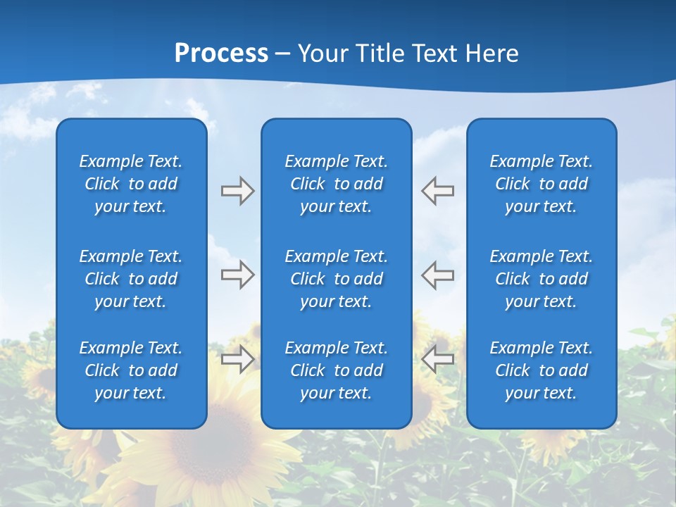 Flower Sunny Agriculture PowerPoint Template