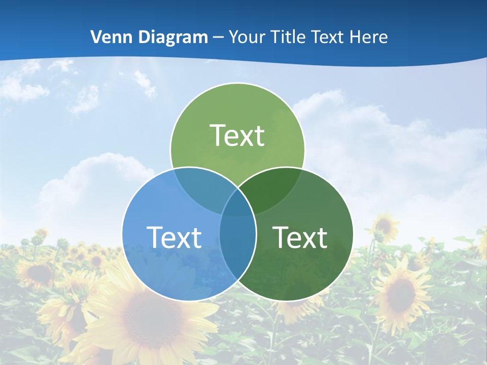 Flower Sunny Agriculture PowerPoint Template