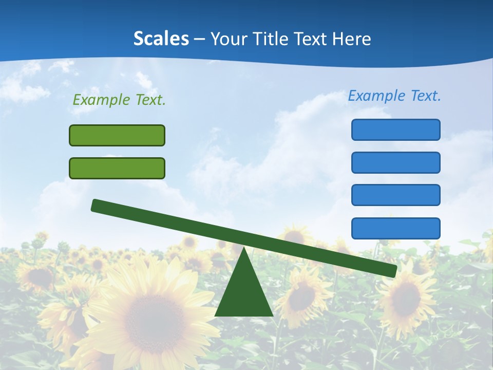 Flower Sunny Agriculture PowerPoint Template