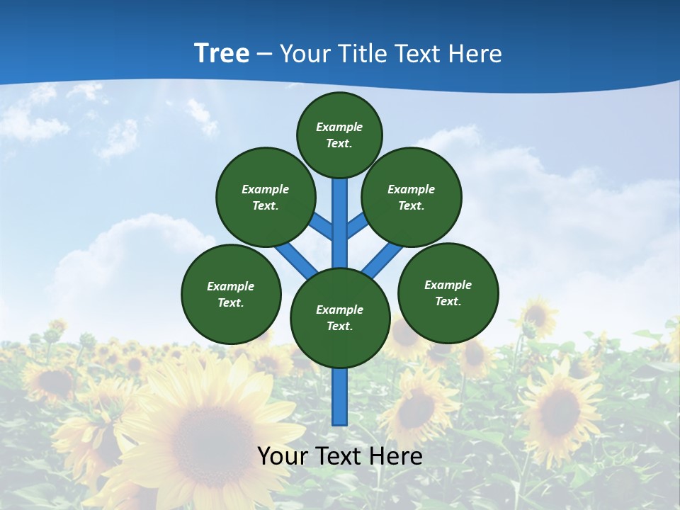 Flower Sunny Agriculture PowerPoint Template