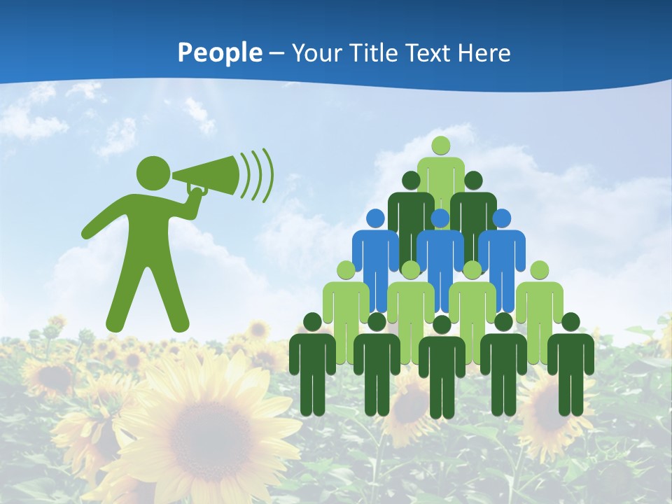 Flower Sunny Agriculture PowerPoint Template