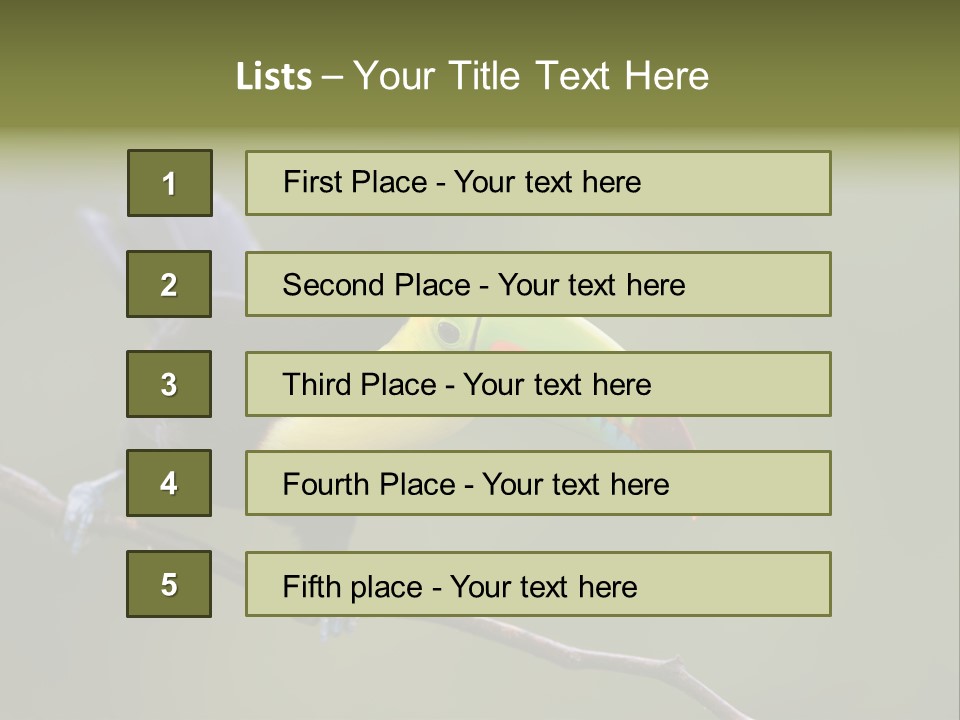 Outdoors Nicaragua Rainforest PowerPoint Template