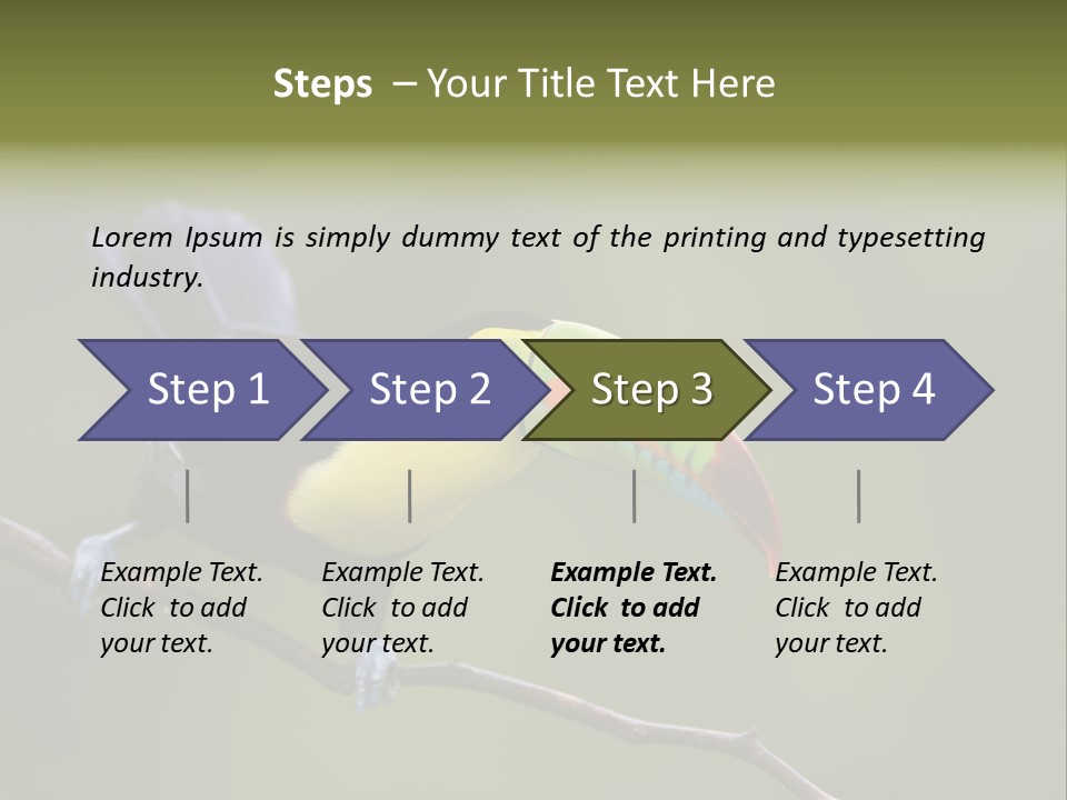 Outdoors Nicaragua Rainforest PowerPoint Template