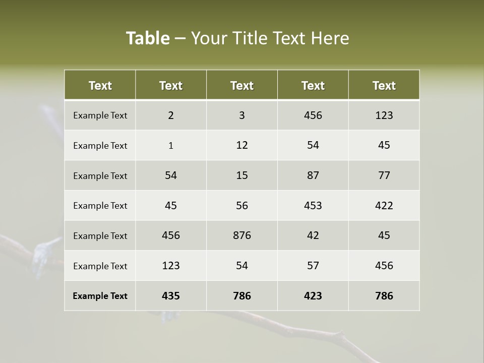 Outdoors Nicaragua Rainforest PowerPoint Template