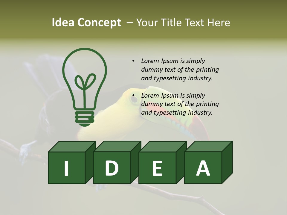 Outdoors Nicaragua Rainforest PowerPoint Template