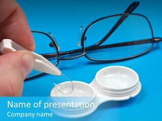 Transparent Sterile Plastic PowerPoint Template