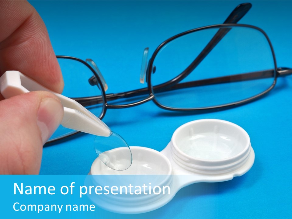 Transparent Sterile Plastic PowerPoint Template