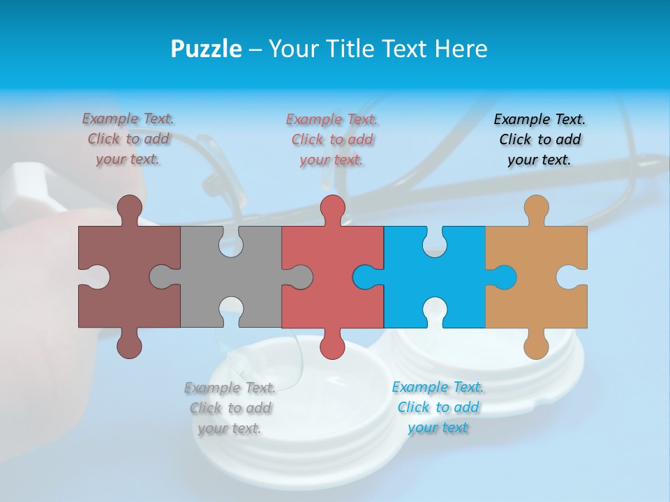 Transparent Sterile Plastic PowerPoint Template