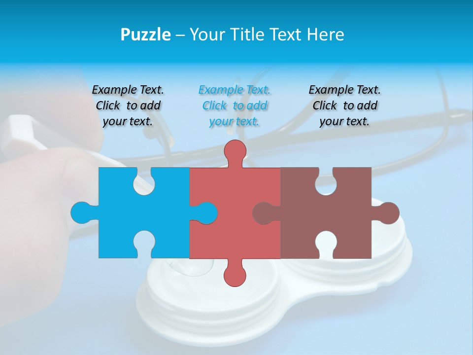 Transparent Sterile Plastic PowerPoint Template