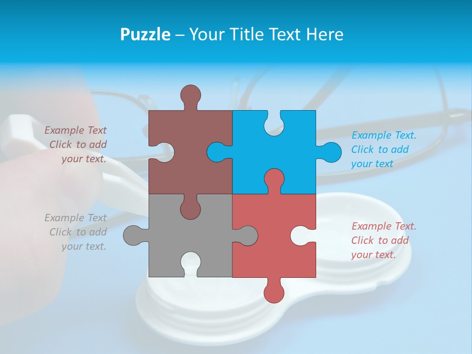 Transparent Sterile Plastic PowerPoint Template