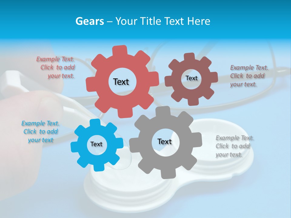 Transparent Sterile Plastic PowerPoint Template