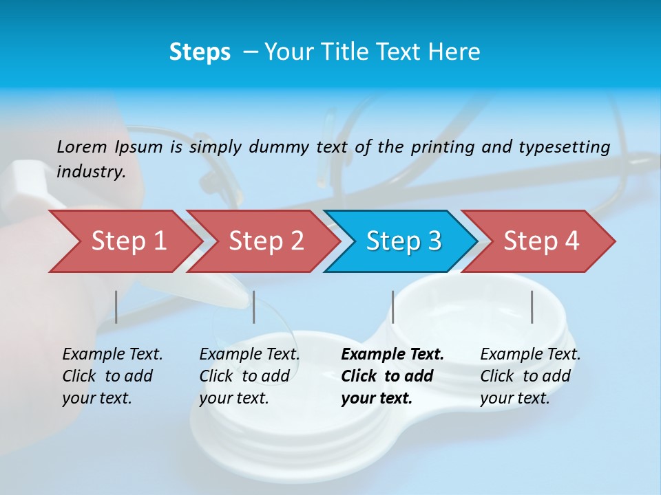 Transparent Sterile Plastic PowerPoint Template