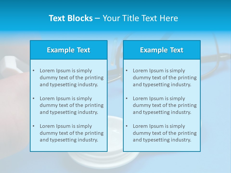 Transparent Sterile Plastic PowerPoint Template