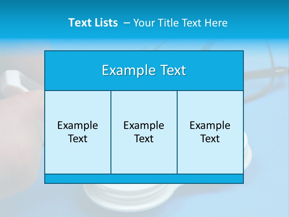 Transparent Sterile Plastic PowerPoint Template
