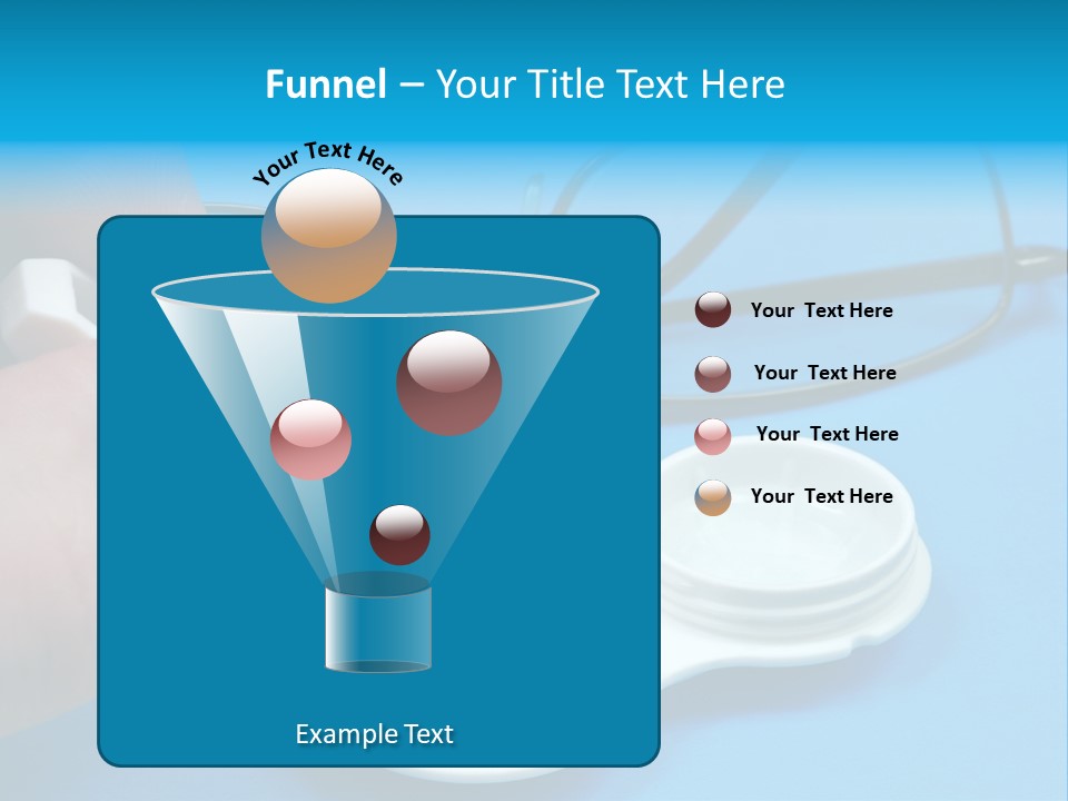 Transparent Sterile Plastic PowerPoint Template