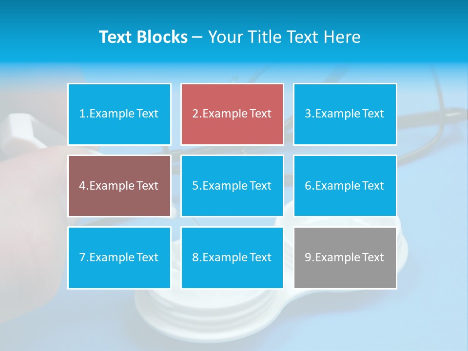Transparent Sterile Plastic PowerPoint Template