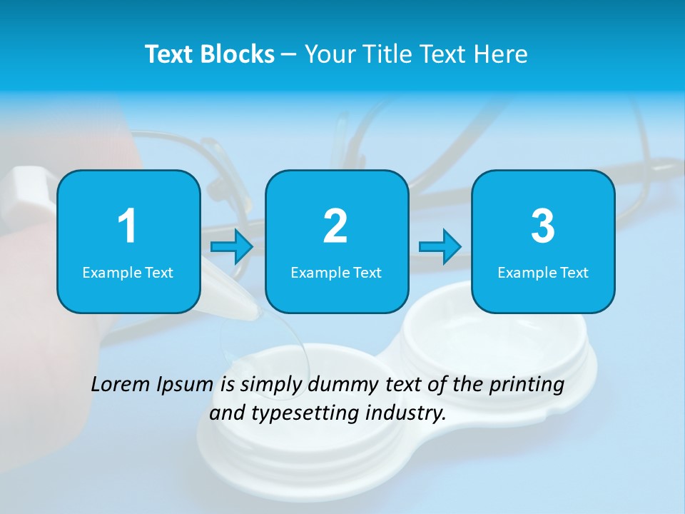 Transparent Sterile Plastic PowerPoint Template