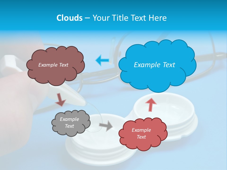 Transparent Sterile Plastic PowerPoint Template