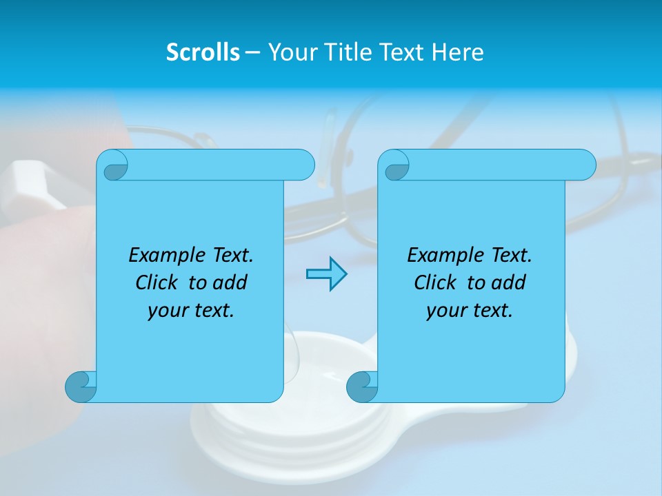 Transparent Sterile Plastic PowerPoint Template