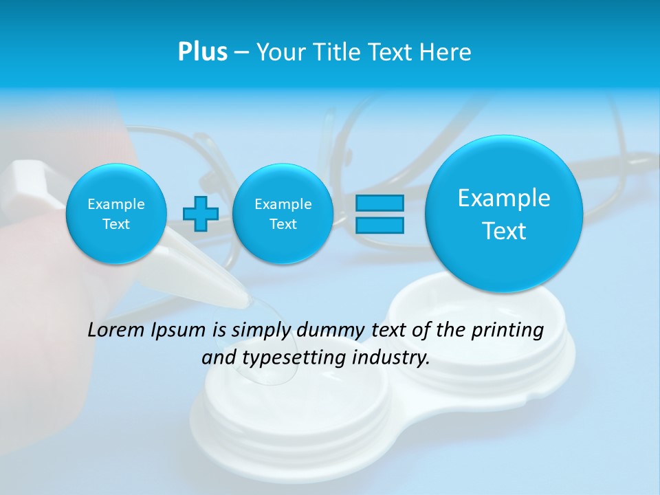Transparent Sterile Plastic PowerPoint Template