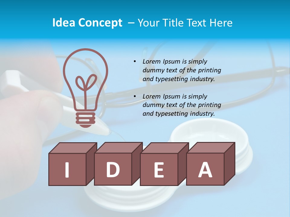 Transparent Sterile Plastic PowerPoint Template