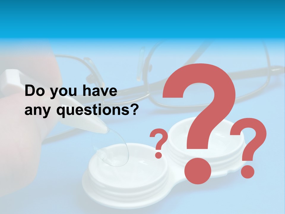 Transparent Sterile Plastic PowerPoint Template