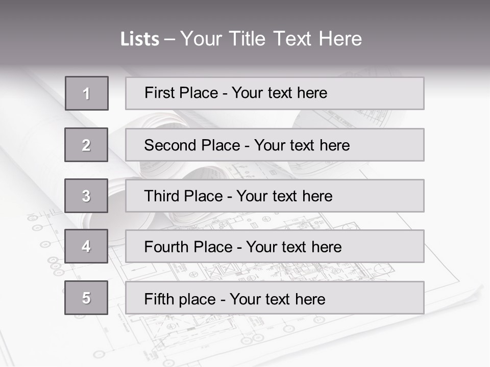 Interior Pattern Measurement PowerPoint Template