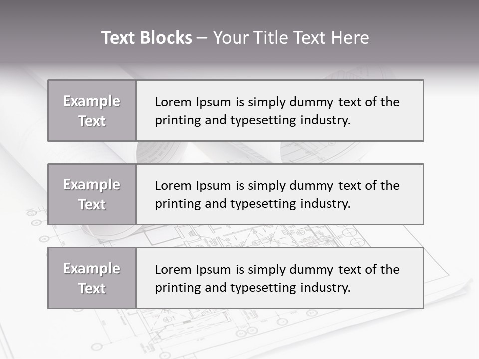 Interior Pattern Measurement PowerPoint Template