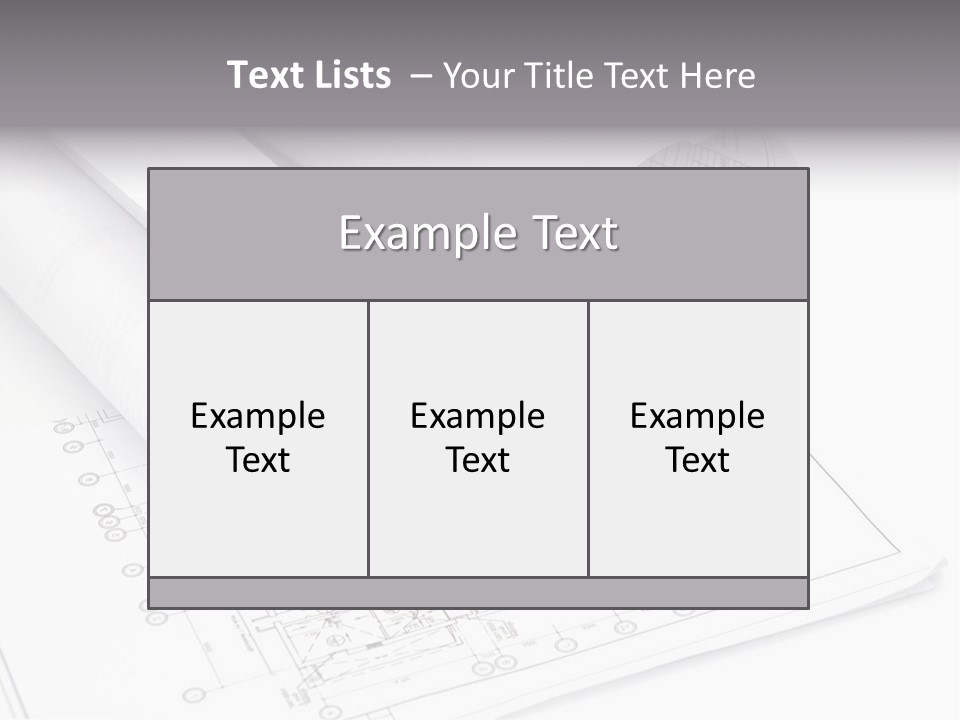 Interior Pattern Measurement PowerPoint Template