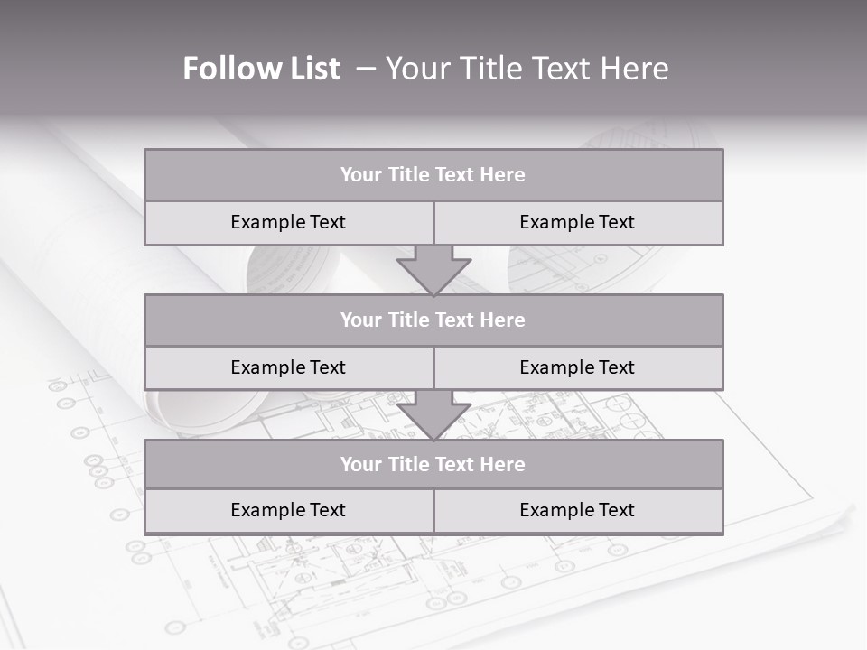 Interior Pattern Measurement PowerPoint Template