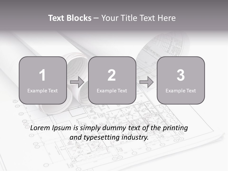 Interior Pattern Measurement PowerPoint Template