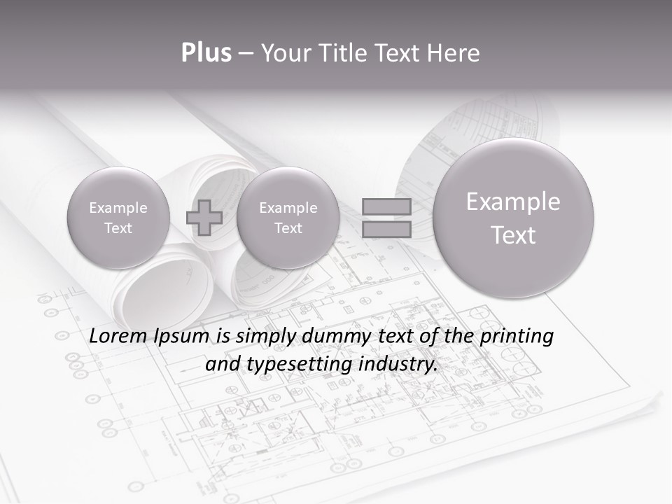 Interior Pattern Measurement PowerPoint Template
