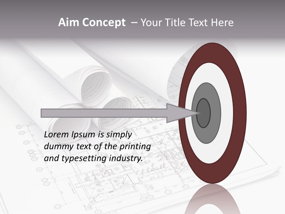 Interior Pattern Measurement PowerPoint Template