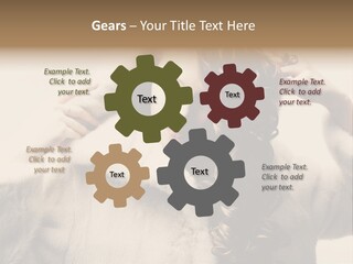 Winter Look Coat PowerPoint Template