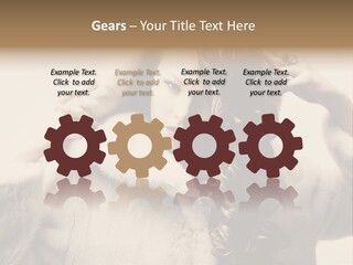 Winter Look Coat PowerPoint Template