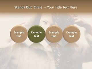 Winter Look Coat PowerPoint Template