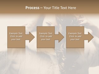 Winter Look Coat PowerPoint Template