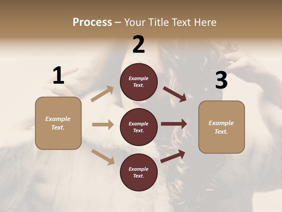 Winter Look Coat PowerPoint Template