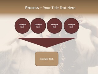 Winter Look Coat PowerPoint Template