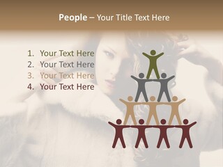 Winter Look Coat PowerPoint Template