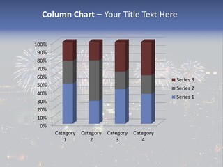 Night West Side Fourth Of July PowerPoint Template