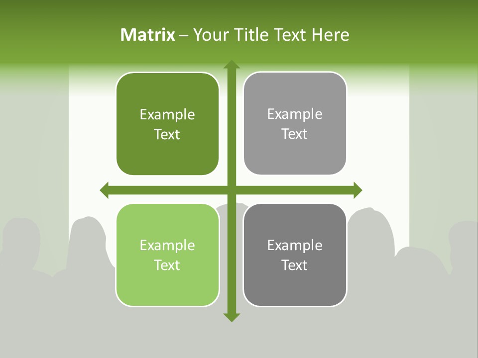 A Group Of People Standing In Front Of A White Screen PowerPoint Template