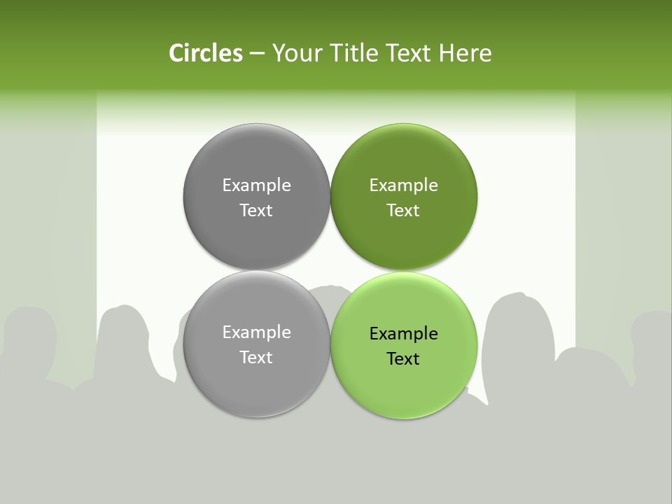 A Group Of People Standing In Front Of A White Screen PowerPoint Template