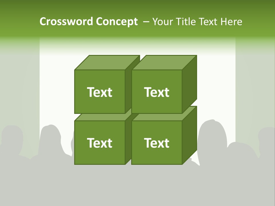 A Group Of People Standing In Front Of A White Screen PowerPoint Template